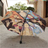 Cartoon One Piece Kids Umbrella Monkey D. Luffy Zoro Ace Gear Lover Rain Windproof Umbrella