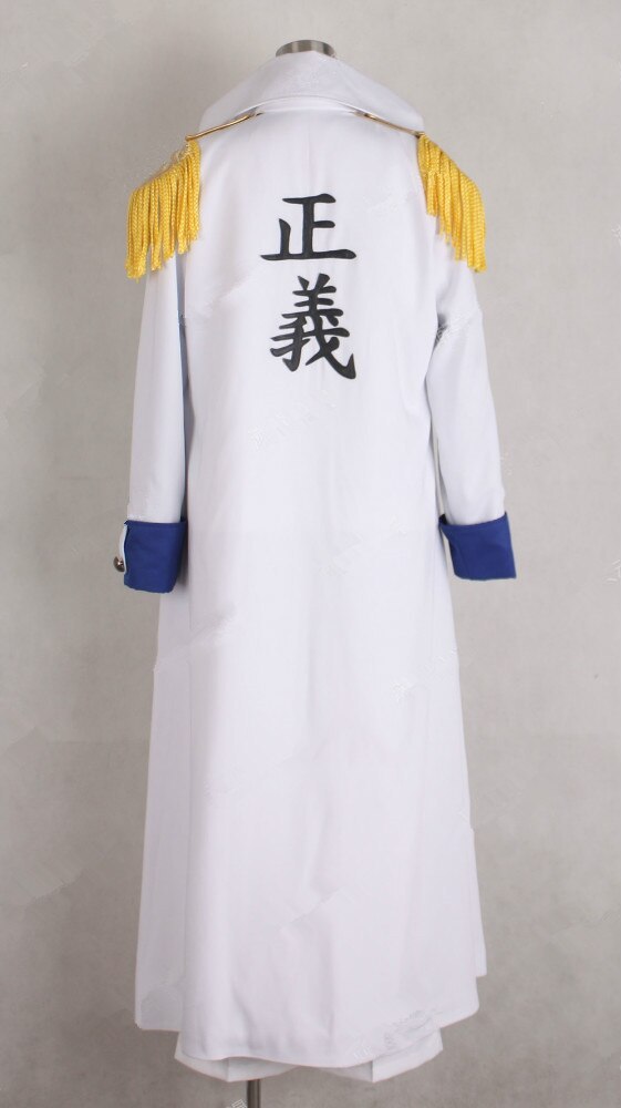 One Piece Admiral Aokiji Kuzan Cosplay Costume Marine Costume