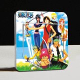 2pcs 9*9cm One Piece anime switch wall stickers Pirate 3d vinyl decals kids room decoration boy cartoon wallpaper marvel poster