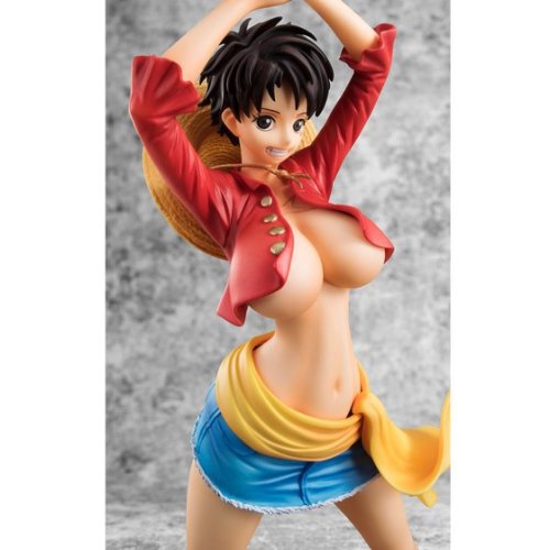 23cm One Piece Luffy Sexy Anime Action Figure PVC Collection Model toys for christmas gift Free shipping