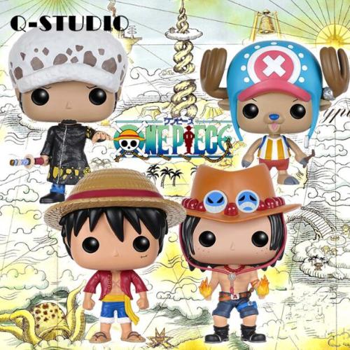 Funko Pop One Piece Collectible Model Toy Monkey D Luffy Nami Franky Action Figure Pvc Boy Toys