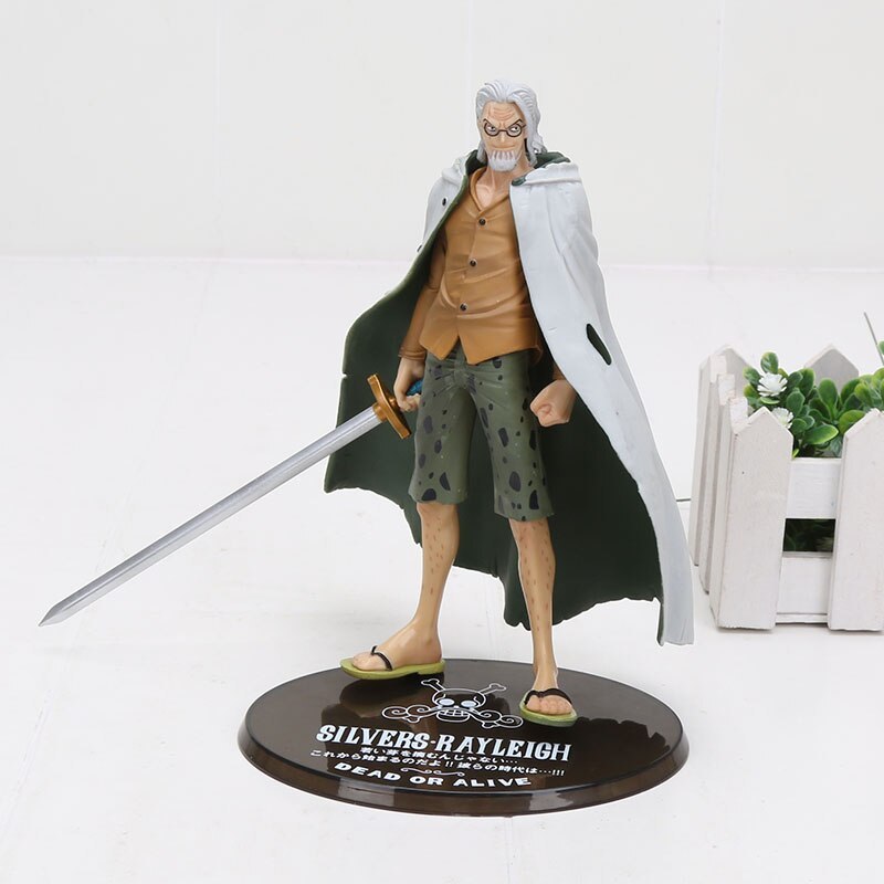Anime One Piece Figure Silvers Rayleigh Gol D Roger Monkey D Luffy Figure Figuarts Zero 17cm