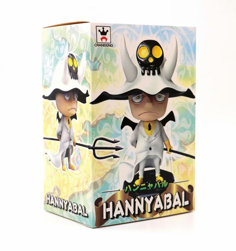 New Arrival Anime 10cm One Piece Hannyabal Statue Cute Warden Pvc