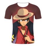 New 3D Print Women Men Tshirt Summer Anime One Piece DBZ Son Goku NARUTO T-shirts Hip Hop Pullover Fashion Short Sleeve T-Shirts