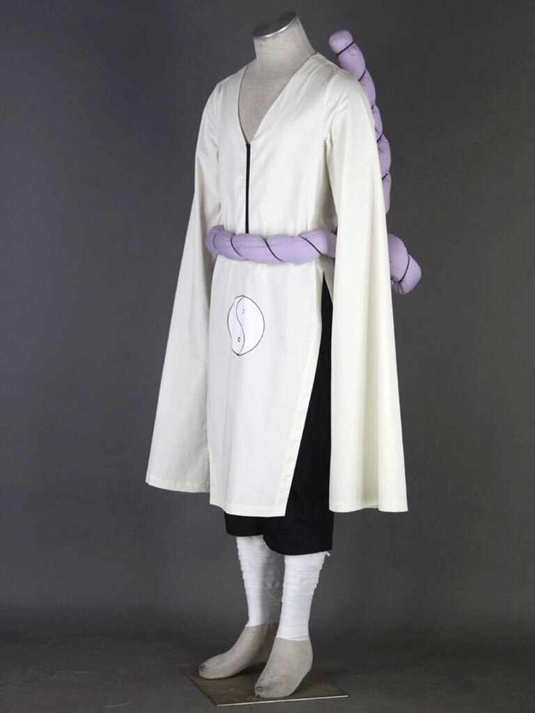 Free Shipping Naruto kaguya kimimaro Kimono Anime Cosplay Costume