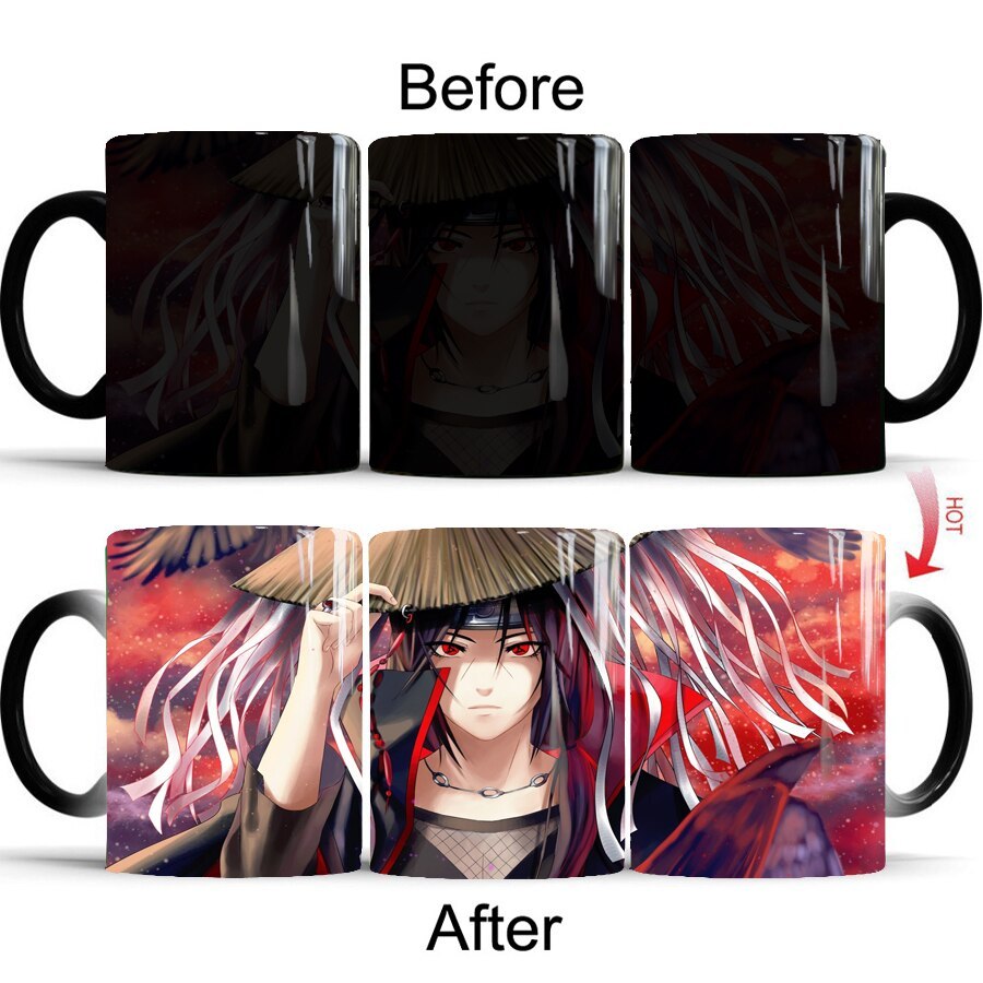 1pcs Uchiha Itachi Color Changing Mug Cool Anime Naruto Heat Reveal Porcelain Coffee Milk Cups Birthday Ninjag birthday make ninjas from klorollen itself, upcycling. 1pcs uchiha itachi color changing mug