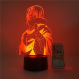 Anime Figure Uchiha Itachi Naruto Figure LED 3D Night Light 7Color Acrylic Naruto Figuras Led Desk Lamp Home Decor Kids Gift