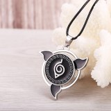 Japan Anime Naruto Necklace Shadow Kakashi Mask figure Symbol Cosplay Pendants Jewelery Fashion Hollow gift for women Necklaces