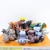 11Pcs/set Naruto Action figure PVC Toys Baby Bijuu Kyuubi Kurama Collection Model Toys