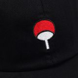 100% Cotton Japanese Anime Naruto Dad Hat Uchiha Family Logo Embroidery Baseball Caps Black Snapback Hat Hip Hop for Women Men