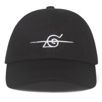 new Naruto Cap Uchiha Uzumaki logo Cotton Snapback Cap Baseball Cap For Men Women Hip Hop Dad Black Snapback Hats