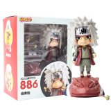 Naruto Shippuden Figure Toy Nendoroid 886 Jiraiya Gama Bunta Ero Sennin Collectible Model Doll