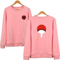 Latest NARUTO Design Unisex Hoodies Men & Women Ninja Capless Sweatshirt O-Neck 4XL Plus Size Pink Hoodie Brand Clothing