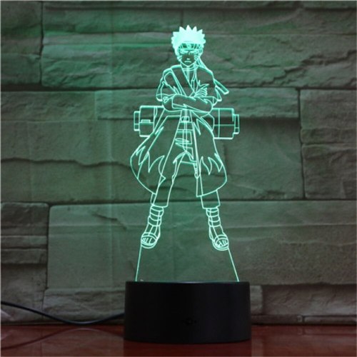 Anime Naruto Action Figure Uzumaki Naruto Figure Lamp Decoration Home 3D Night Lights Acrylic Naruto Figuras Anime Kids Gift PG