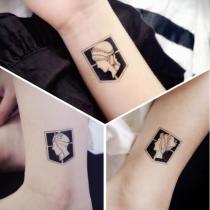 Attack On Titan Shingeki no Kyojin Wall Maria Wall Rose Wall Sina cosplay Animation Cartoon logo tatoo tattoo Sticker