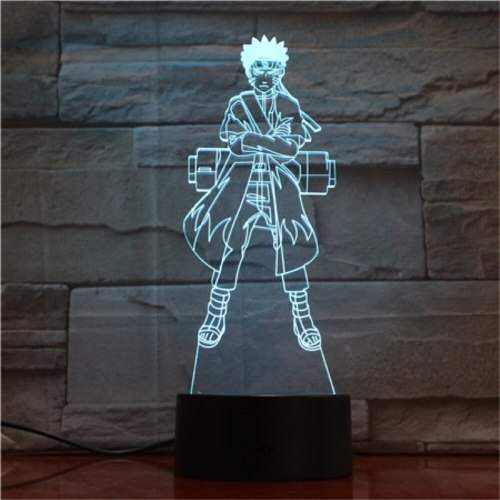 Anime Naruto Action Figure Uzumaki Naruto Figure Lamp Decoration Home 3D Night Lights Acrylic Naruto Figuras Anime Kids Gift PG