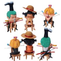 One Piece Monkey D. Luffy Roronoa Zoro  Vinsmoke Sanji Anime model figure cartoon kids dolls gift action PVC