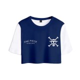 One Piece 3D Printed Women's Crop Tops Fashion Summer Short Sleeve T-shirts 2019 Hot Sale Casual Sexy Style Girls Tee Shirts