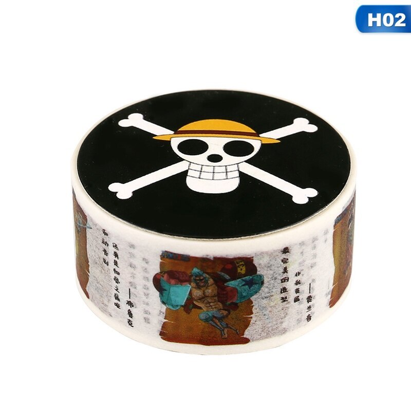 2cm 5m Anime Q Version Cartoon One Piece Naruto Washi Tape Adhesive Tape Diy Scrapbooking