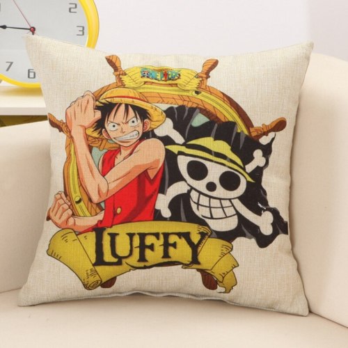 One Piece Cartoon Spongebob cushion Cover,Linen pillowcase,home decor cushion,decorative Pillows