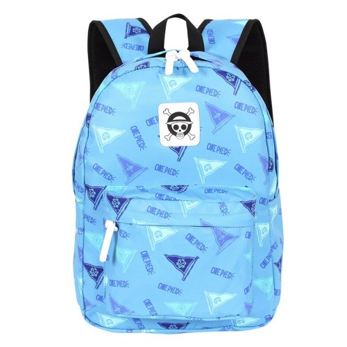 One Piece Skull Hat Intensive Anime Boys Girls Book Bag School Backpack Travel Mochila Rucksack Fashion Trend
