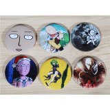 5.8cm Large Brooch One Punch Man Christmas Day Badge Boy Girl Cute Pin Russian Breastpin Spain Coin Icon Home Cloth Decor