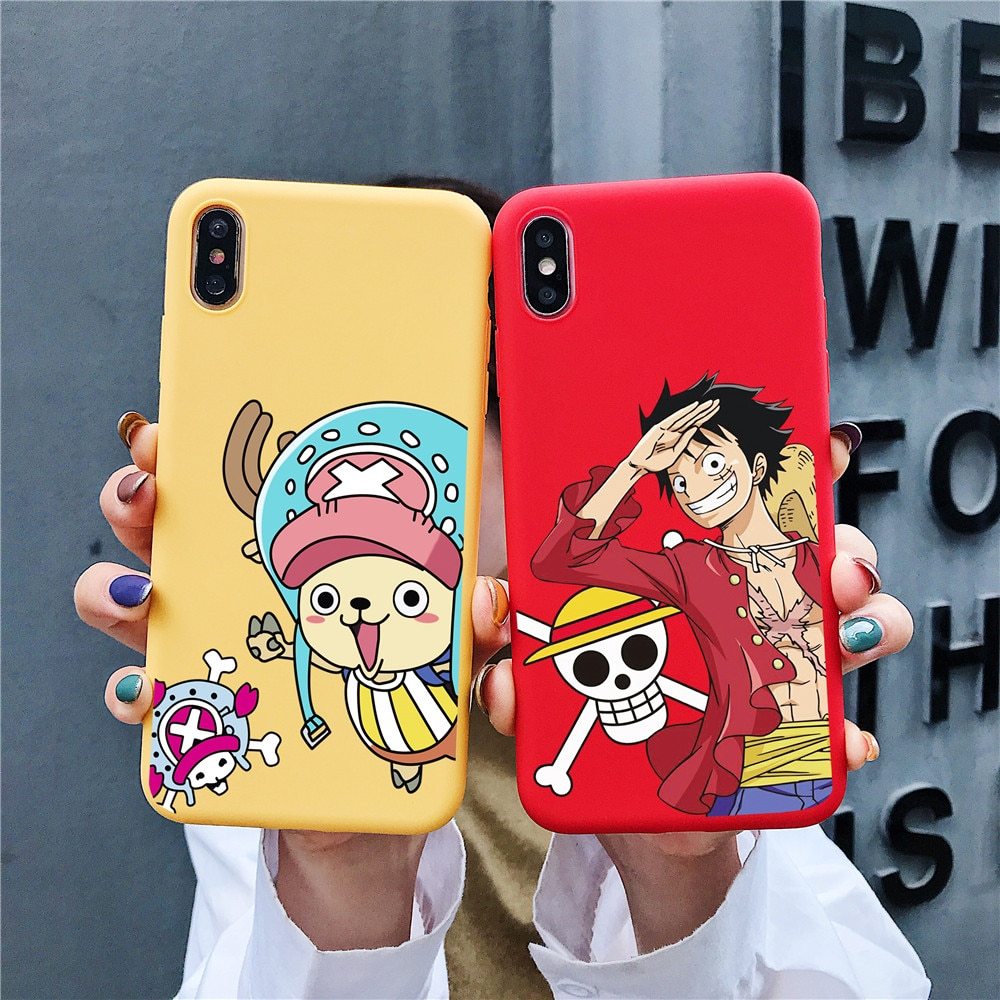 One Piece Japan Anime Luffy Tony Chopper Candy tpu Back Case For Apple ...