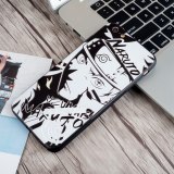 Black White ONE PIECE Naruto Sasuke Kakashi Phone Case For iPhone X 8 7 6 6S s Plus XR XS Max Soft Silicone Back Cover