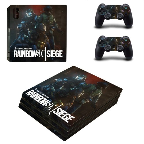 Rainbow Six Siege PS4 Pro Skin Sticker For Sony PlayStation 4 Pro Console and Controllers PS4 Pro Stickers Decal