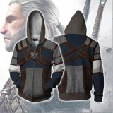 The Witcher 3: Wild Hunt Geralt of Rivia Cosplay Costumes The Witcher Hoodie Jackets Cosplay 3D printing Zip Hoodie Sweatshirts