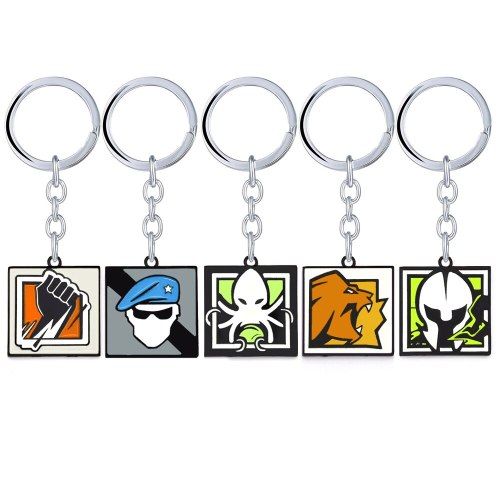 Game Rainbow 6 Necklaces 41 Teams For Male Colorful Chain Necklace Collar Women Men Jewelry