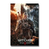 The Witcher 3 Wild Hunt Silk Posters Game Prints Wall Art Painting 12x18 24x36 inch Decoration Pictures Living Room Decor 006