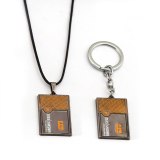 Julies Game Rainbow 6 Costume Necklace Dog Tag Invitational 6 Pendant Necklace Cosplay Colar JJ12980