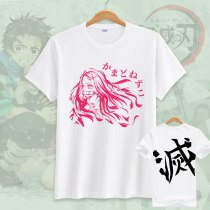 Anime Demon Slayer Kimetsu No Yaiba Tanjiro Kamado Cosplay Costume Summer Casual T-shirt Plus Size Tshirt Halloween Party TS014