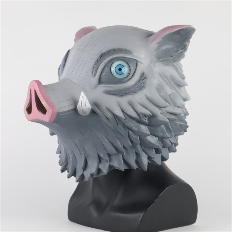 Anime Demon Slayer Kimetsu No Yaiba Mask Figures Toy Hashibira Inosuke Pig Head Latex Mask Cosplay Wikipedia is a free online encyclopedia, created and edited by volunteers around the world and hosted by the wikimedia foundation. ij anime