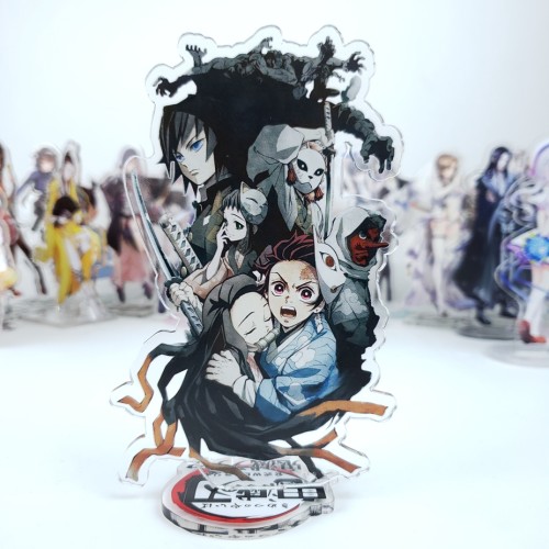 Demon Slayer: Kimetsu no Yaiba Kamado Tanjirou Kamado Nezuko Cosplay Acrylic Stand Figure Model Desk Decor Toy Gifts