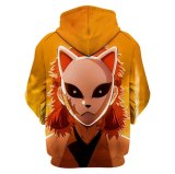 Anime Demon Slayer Kimetsu No Yaiba 3D Printing Hoodie Top Cosplay Jacket Coat Sweatshirt  Hooded Unisex Pullover