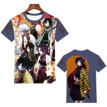 Demon Slayer: Kimetsu no Yaiba Kamado Tanjirou Nezuko Tomioka Giyuu 3D Printed T-shirt Cosplay Costume Casual Tshirts Tees