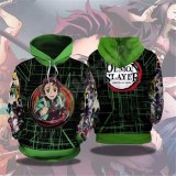 Anime Demon Slayer: Kimetsu no Yaiba Cosplay Kamado Tanjirou Hoodie Men and women Anime Clothing Sweater 3D printing 2019 New