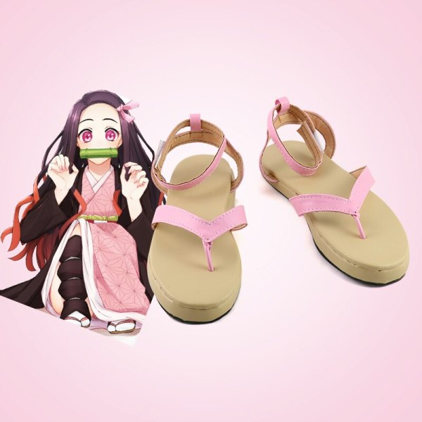 Anime Demon Slayer Kimetsu no Yaiba Kamado Nezuko Cosplay shoes Custom made male shoes boots