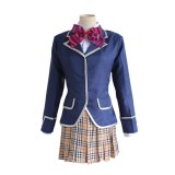 Anime Shokugeki no Soma Nakiri erina Cosplay Costume School Uniform (Blazer + Skirt + Tie)