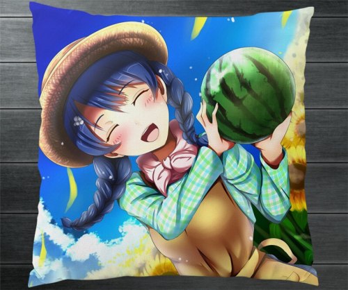 Food Wars!: Shokugeki no Soma Megumi Tadokoro Two Sides Pillowcase Manga Anime Pillow Cushion Case Cover Cosplay Gift New P18