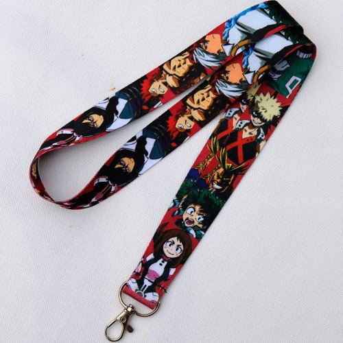 My Hero Academia Izuku Midoriya Bakugo Rubber All Might Neck Strap