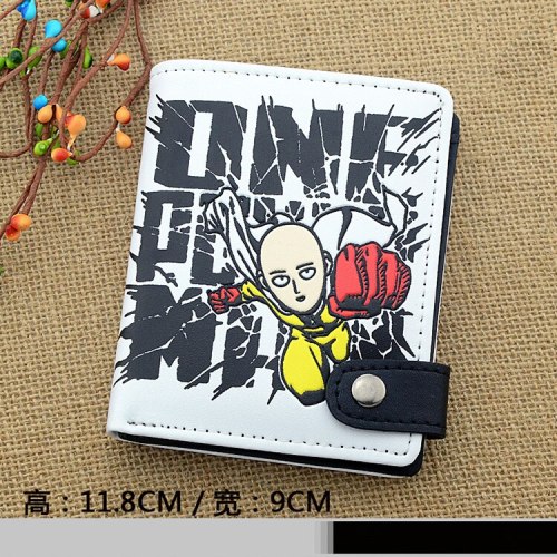 Anime ONE PUNCH-MAN Cosplay  2017 new zipper short paragraph anime men and women wallet child gift