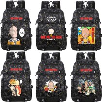 Anime ONE PUNCH-MAN backpack Cartoon Printed Bookbag Students Laptop School Travel Book Bags Students Casual Laptop Girls Boys