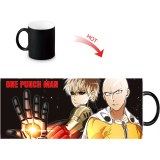 ONE PUNCH-MAN printed color changing mugs home porcelain tea milk cup personalized ceramic water coffee morph mug 12oz