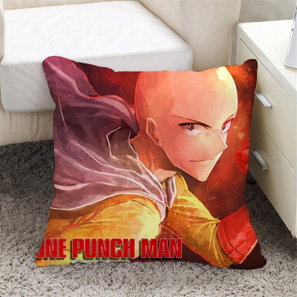 1pcs Cartoon ONE PUNCHMAN Anime Saitama Two Sided Printed Pillow