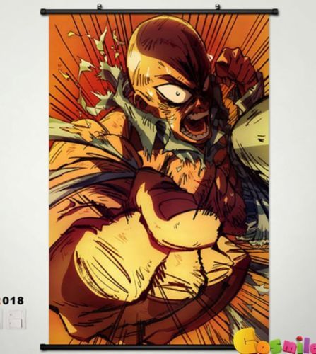 Anime ONE PUNCH-MAN Saitama Oppai Home Decor Poster Wall Scroll 16 New Year Gift