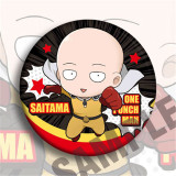 10pcs/set Cartoon Comics ONE PUNCH-MAN Cosplay Saitama Genos Bedge Collectible Backpacks Badge Brooch Pins New Year Xmas Gifts