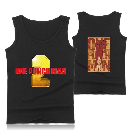 One Punch Man Season 2 2019 New Hot Trend Vest Top Men Summer Sleeveless Vest Fashion cool Casual Hip Hop Clothing Vest